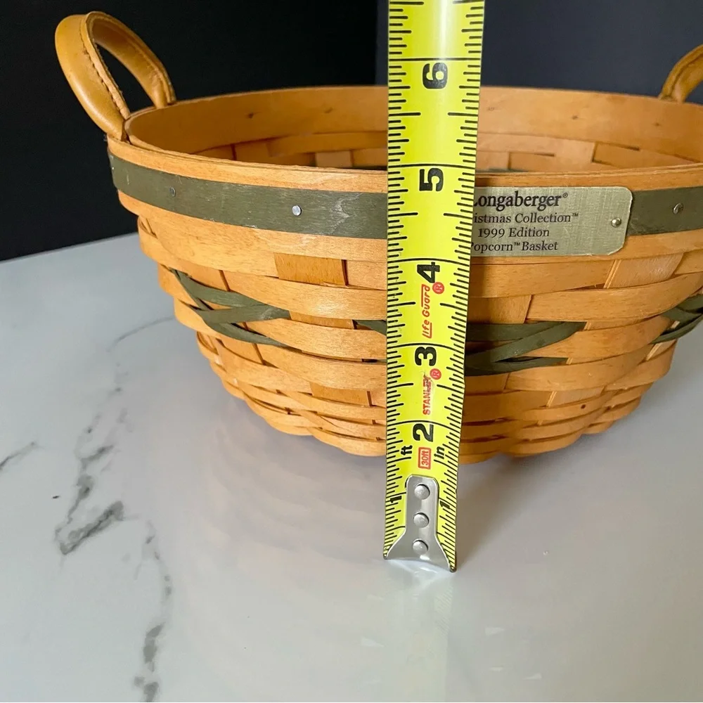 Christmas Popcorn Basket by Longaberger
